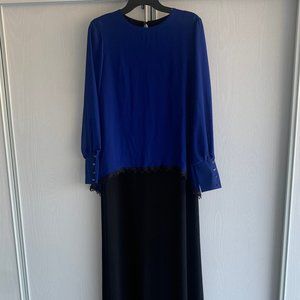 Black and Blue Elitar Fashion Dress
